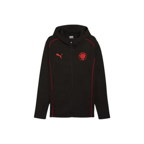 PUMA FC St. Pauli Casuals SS24 Куртки и Пальто Мужской Черный
