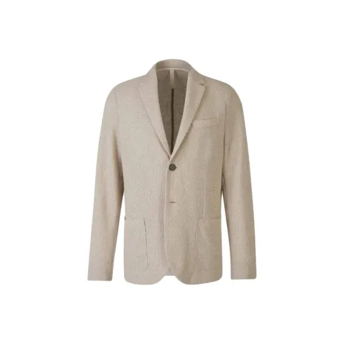 HARRIS WHARF LONDON Бизнес-костюм мужской бежевый