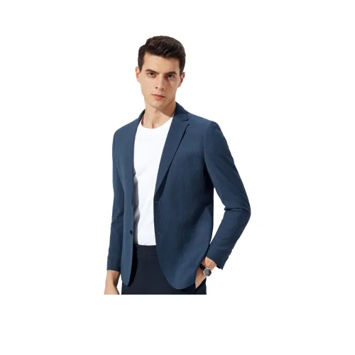 FIRS Синий Мужской Деловой костюм