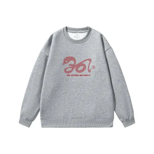 361° Свитшот Унисекс Хлопок LIKE Средний Фотиния Серый