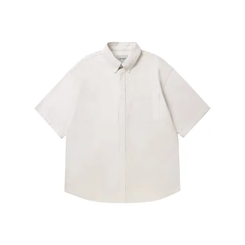 Carhartt WIP Рубашка Мужская Бежевая Желтая