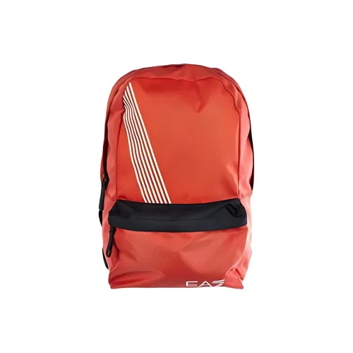 EMPORIO ARMANI Nylon Backpack Medium Unisex Orange EMPORIO ARMANI Нейлоновый рюкзак средний унисекс оранжевый