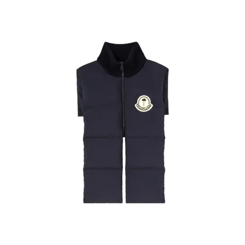 MONCLER GENIUS x PALM ANGELS FW23 Жилет Унисекс Морской Синий