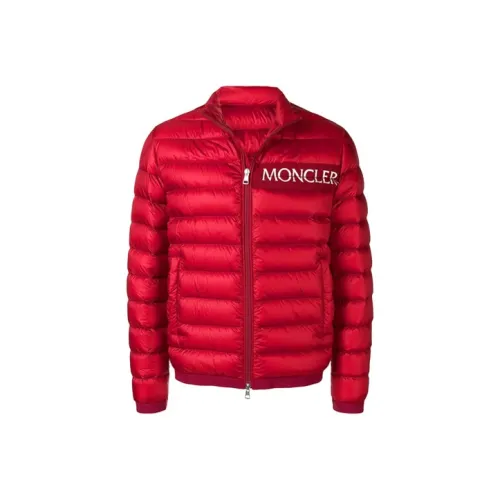Moncler Красный Мужской Пуховик