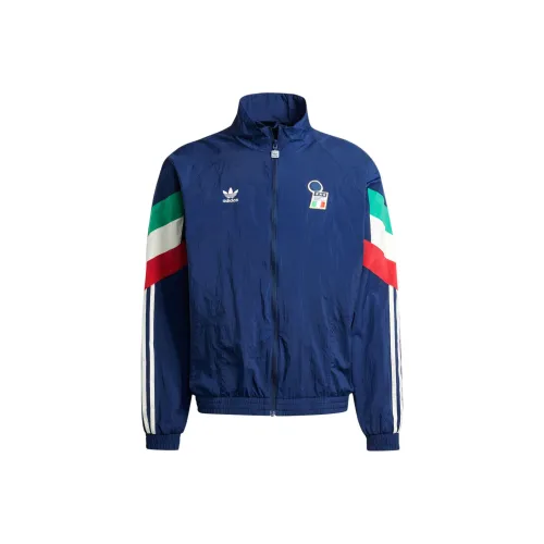 Adidas Итальянская команда в Кубке Европы Темный индиго Мужские куртки