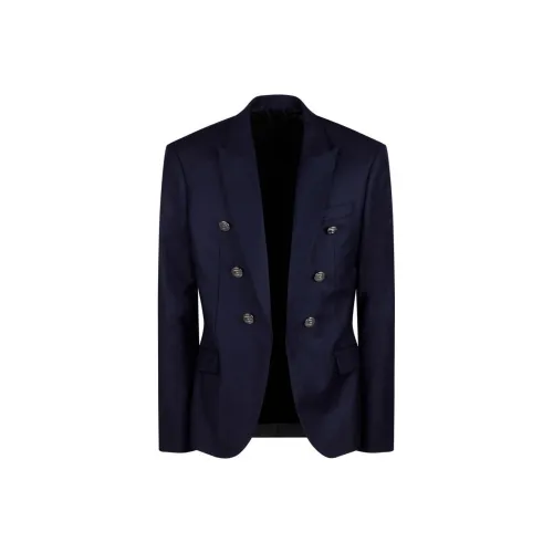 BALMAIN Бизнес-костюм мужской синий