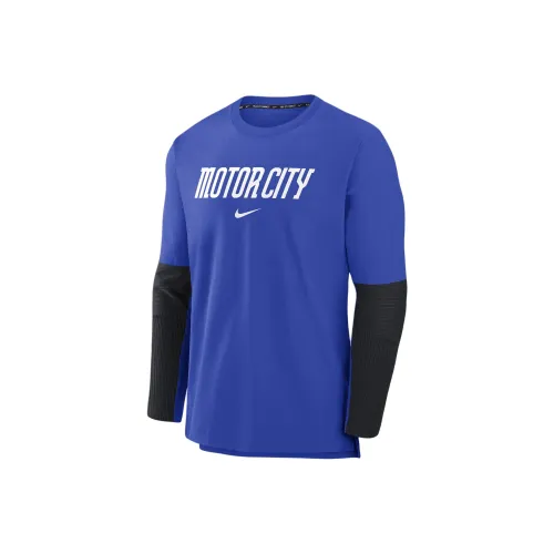 Nike MLB Коллаборация Куртки и Пальто Detroit Tigers Мужской Синий