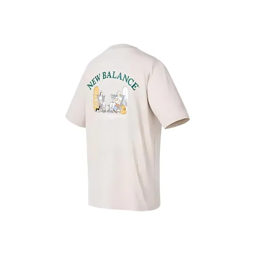 New Balance T-Shirt Унисекс Экрю