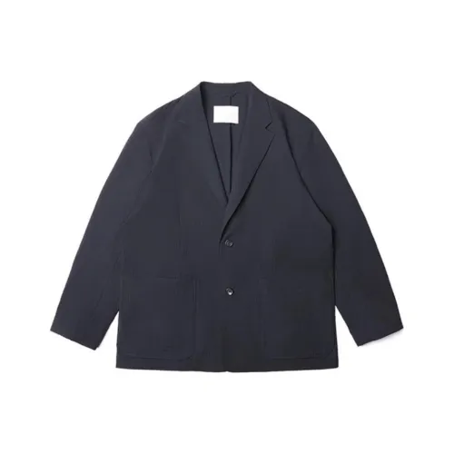 UPXIW Бизнес-костюм мужской темно-синий