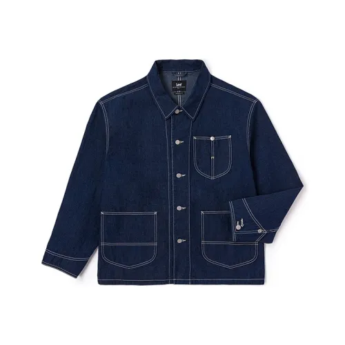 Lee совместный бренд модель Washed Мужская Джинсовая куртка