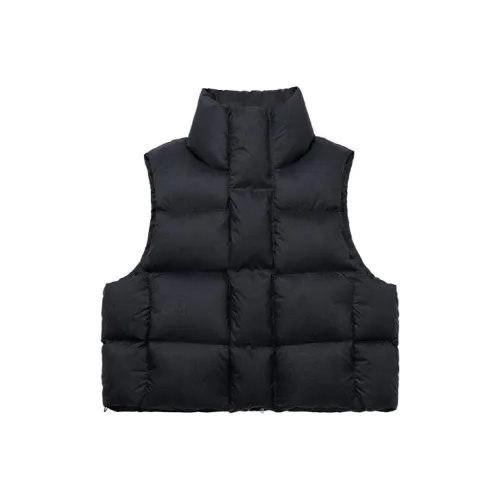 XVESSEL Черный Пуховый жилет Y24X702B Унисекс жилеты