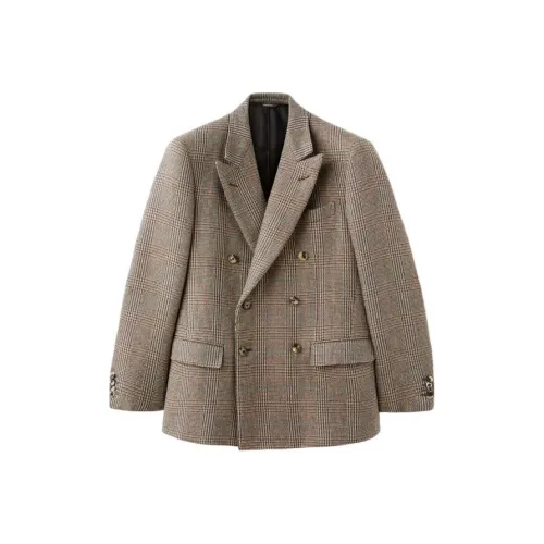 Loro Piana Milano Куртка Бизнес Костюм Пальто Мужской Earth Brown