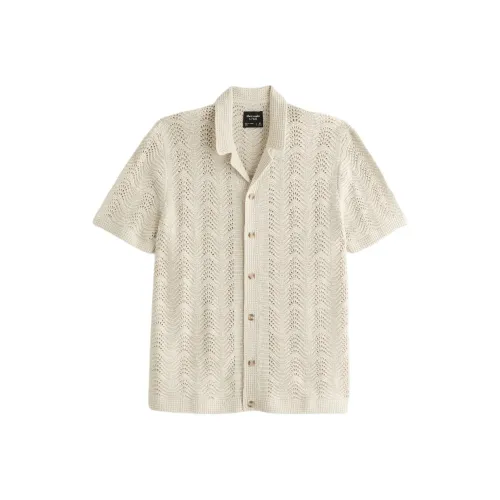 Abercrombie＆Fitch Поло Мужское Теплое Бежевое