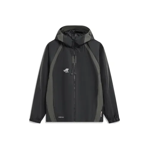 Badfive Windproof Windbreaker Men's Black