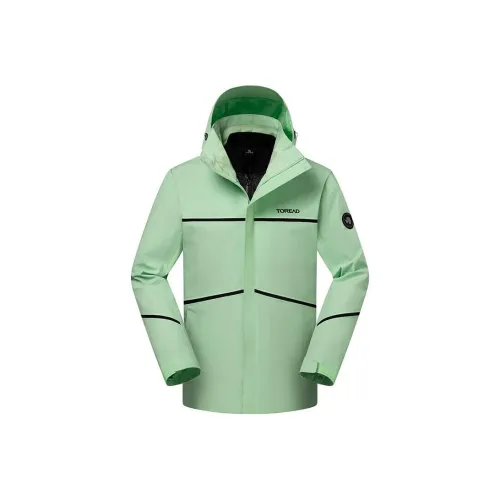 TOREAD Водонепроницаемый и Ветрозащитный Ветровка Мужская Электрическое свечение Зеленый