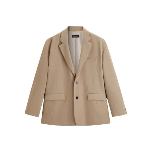 PEACEBIRD MEN Хаки 1 Свободный крой Мужской Деловые костюмы