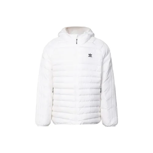 Adidas Originals Хлопковый пуховик Мужской Белый
