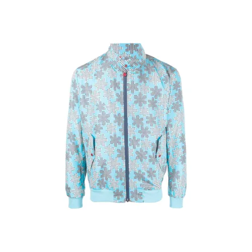 KITON Мужские синие куртки