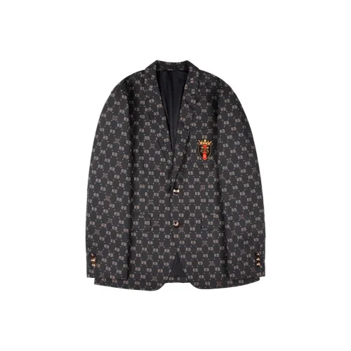 Raidy Boer Бизнес-костюм мужской черный цветочный