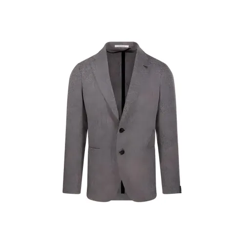 Tagliatore SS24 Бизнес-костюм Пальто Мужской Коричневый
