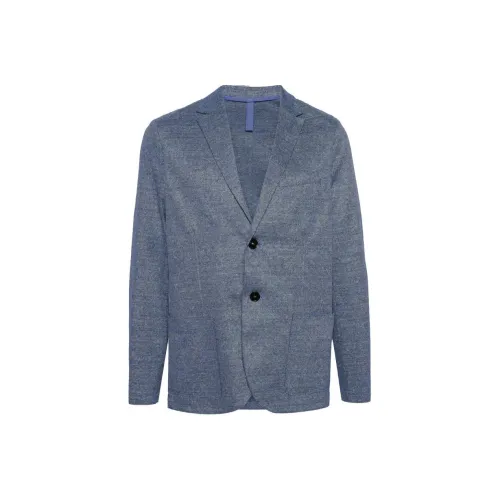 HARRIS WHARF LONDON Бизнес-костюм Пальто Мужской Синий