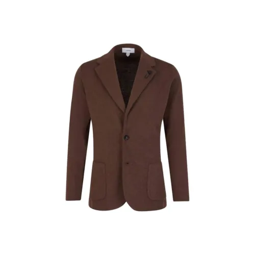 LARDINI Бизнес-костюм мужской темно-коричневый