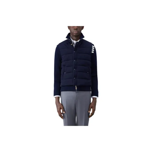 THOM BROWNE THOM BROWNE FW23 Early Autumn Collection Темно-синий Синий Мужские Куртки