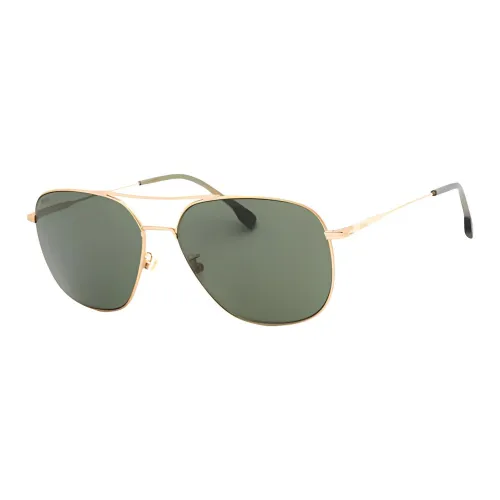 HUGO BOSS Металл Aviator Солнцезащитные очки Мужские Матовые Золотые