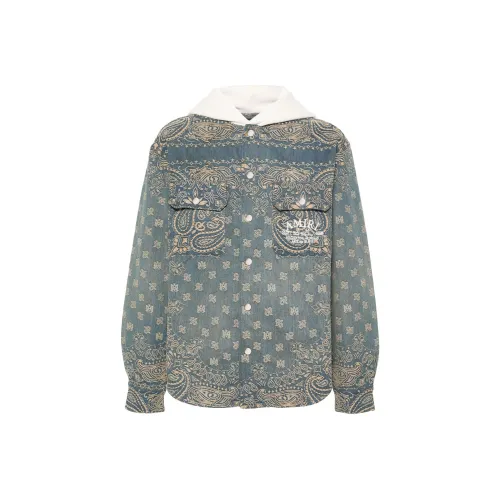 AMIRI Индиго Мужские Джинсовые Куртки