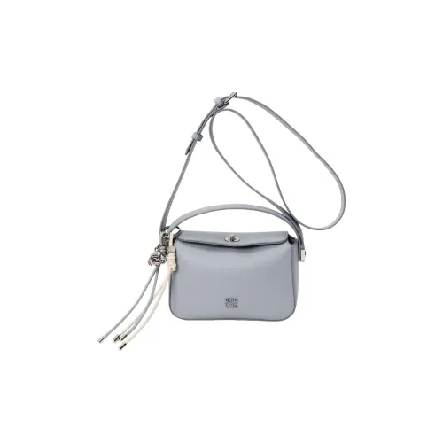 PAYOT Сумка из синтетической кожи одно плечо через плечо женская светло-синий светло-желтый экрю