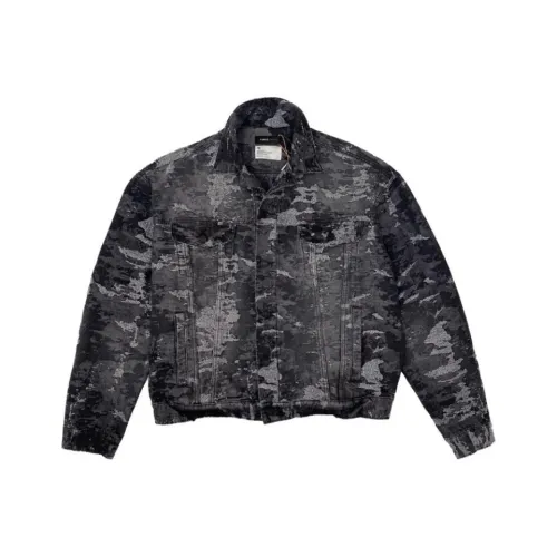 PURPLE BRAND Черные мужские джинсовые куртки