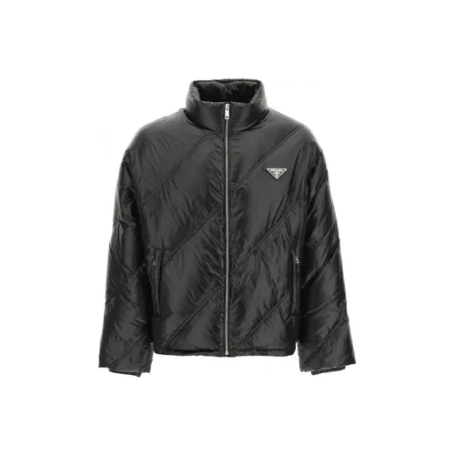 PRADA Мужские черные пуховики