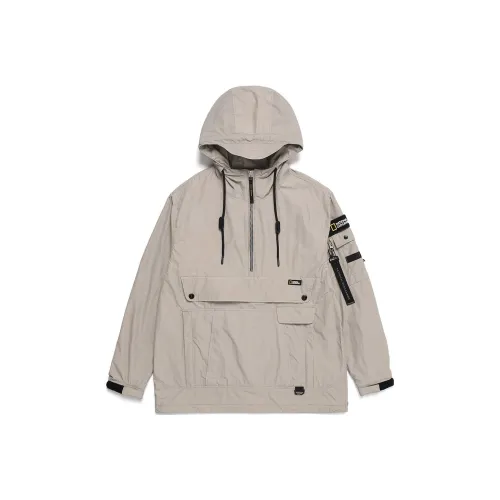 National Geographic Бежево-желтые Мужские Куртки