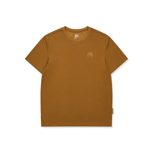 Erke Life Collection T-Shirt Мужская Коричневая Коричневая