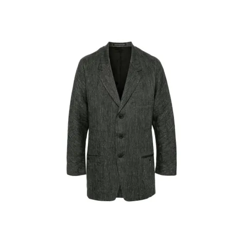 Yohji Yamamoto Pour Homme Серый Мужской Деловые костюмы