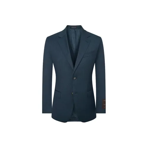 SAINT ANGELO Бизнес-костюм мужской джинсовый синий один топ