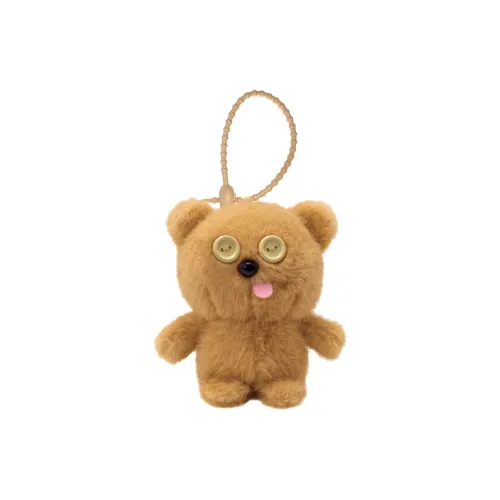 BEAR FORT Слегка Пуговица Медвежонок Кукла Плюшевая Подвеска 10 см Высота