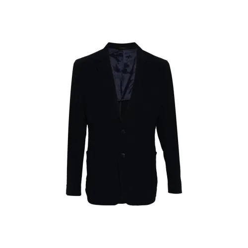 GIORGIO ARMANI SS24 Бизнес-костюм Пальто Мужской Полуночный Синий