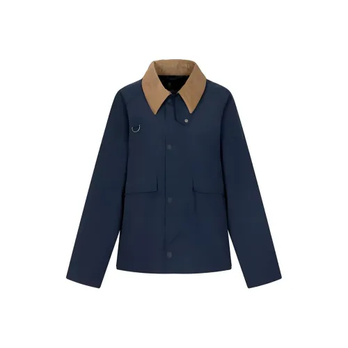 BARBOUR FW23 Куртки и Пальто Унисекс Темно-синий