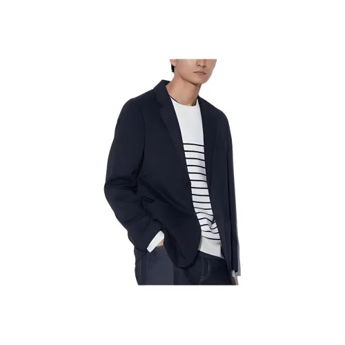 UNIQLO Бизнес-костюм мужской темно-синий