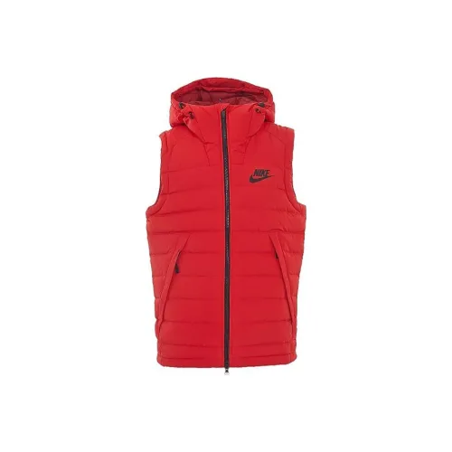Nike Red Men's Gilets Nike Красный Мужские Жилеты