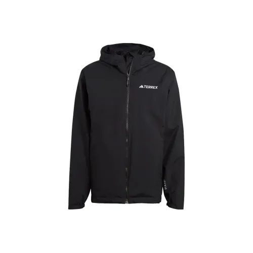 adidas outdoor Поход Водонепроницаемый и Дышащий Ветровка Мужской Черный