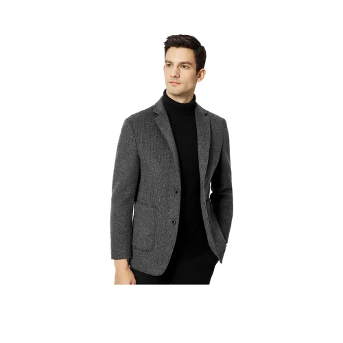 FIRS Деловой костюм мужской серая клетка