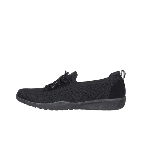 Skechers Newbury St Низкий Топ Повседневная Обувь Женская Черная