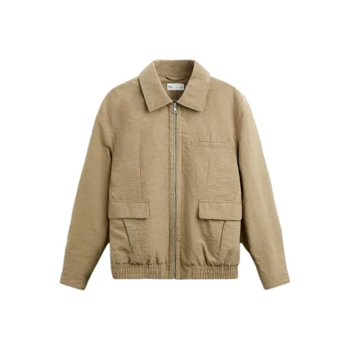 ZARA Коричневые Мужские Куртки