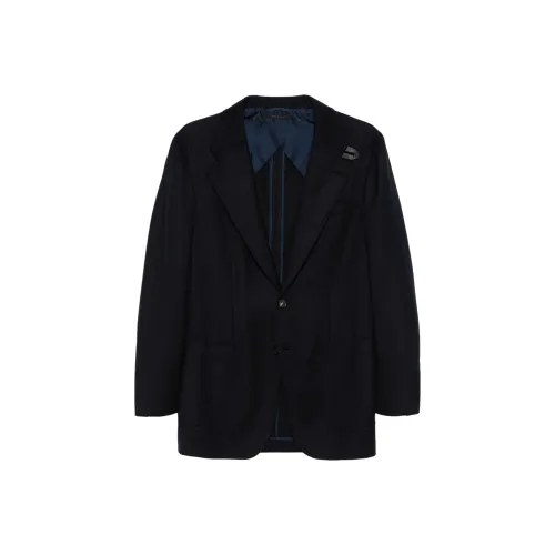 BRIONI FW24 Бизнес-костюм Пальто Мужской Морской Синий