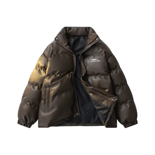 SWAMP AREA Хлопковый пуховик унисекс