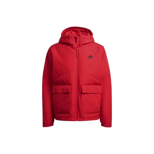 Adidas Red Men's Down Jackets (Пуховики)