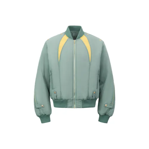 RUSURE Куртки Пальто Унисекс Озерный зеленый