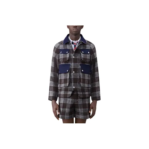 THOM BROWNE Темно-серый Мужской Куртки